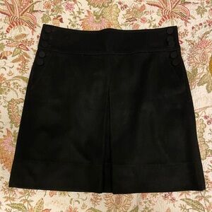 J. Crew Classic Black Skirt